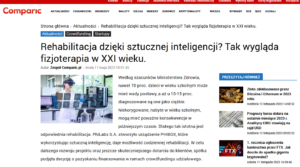 Rehabilitacja dzięki sztucznej inteligencji? Tak wygląda fizjoterapia w XXI wieku.